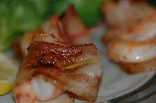 bacon-wrapped shrimp