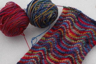 scarf and yarn
