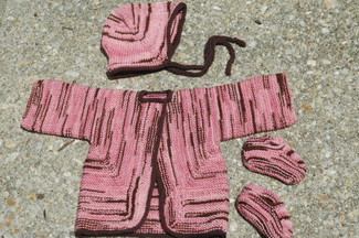 BSJ, booties, and bonnet