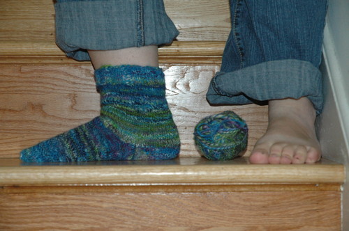 handspun sock