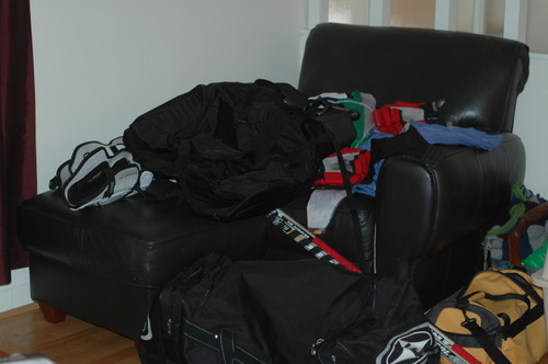 gear on chair